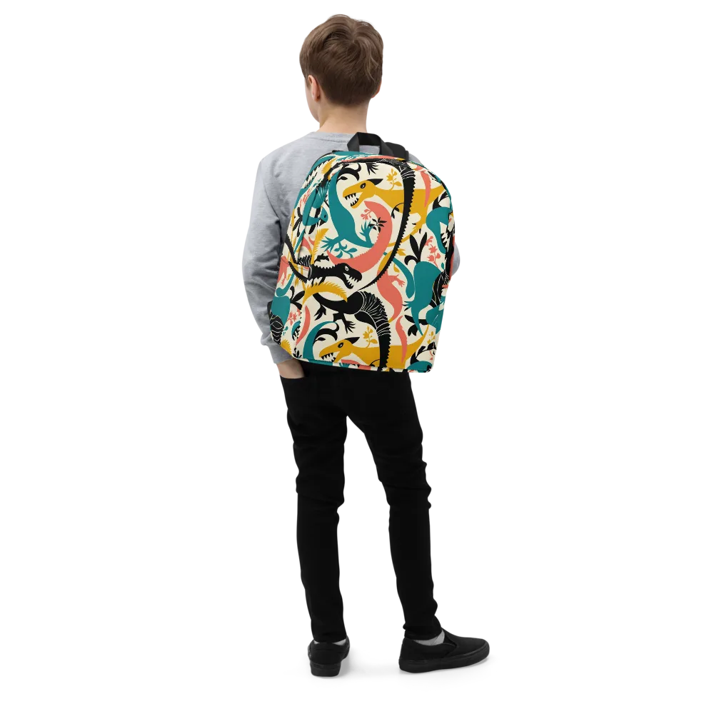 Tealfang Garden on Minimalist Backpack — Right Front