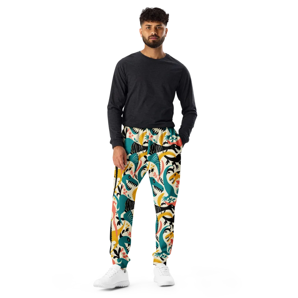 Tealfang Garden on Men's Joggers — Front