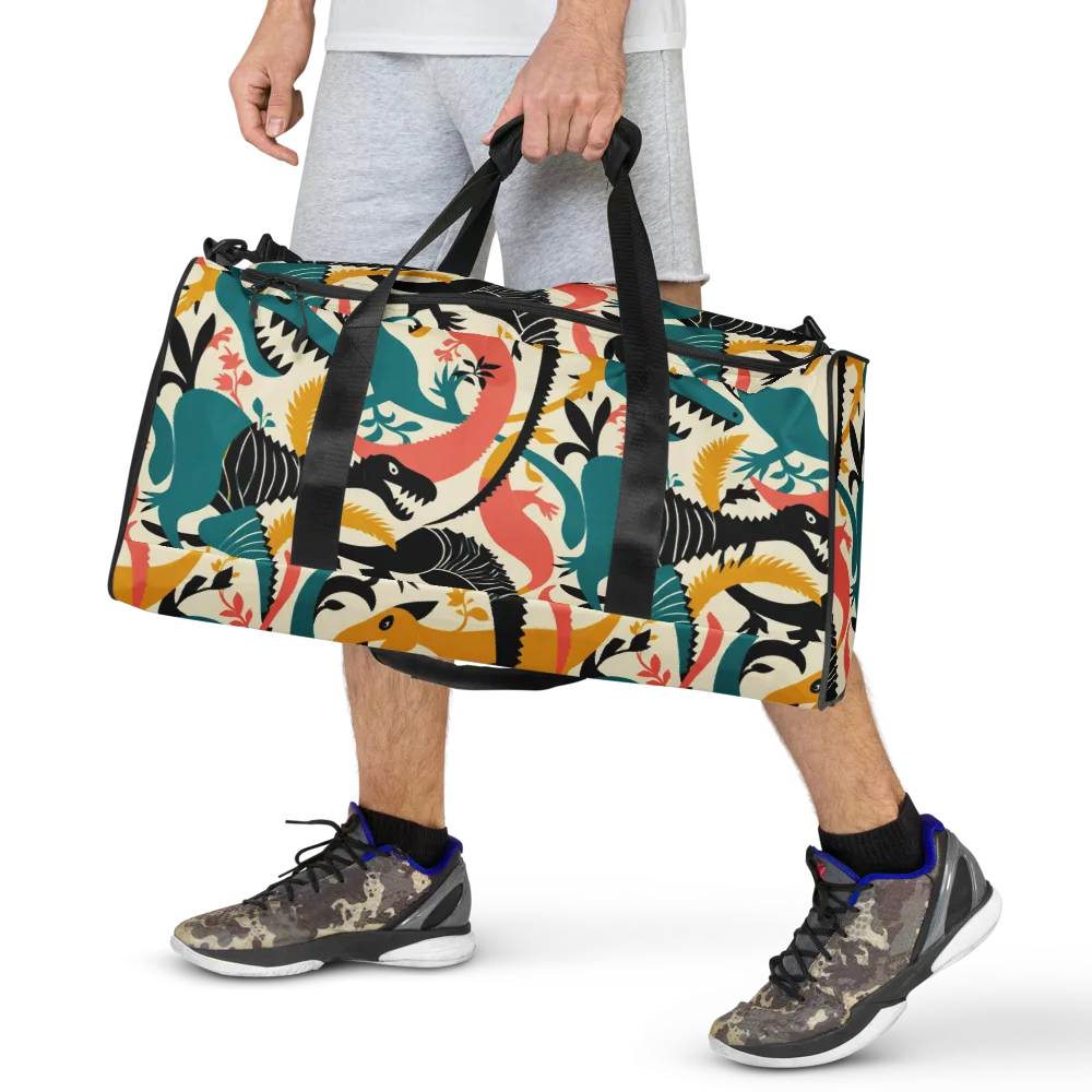 Tealfang Garden on Duffle Bag — Front