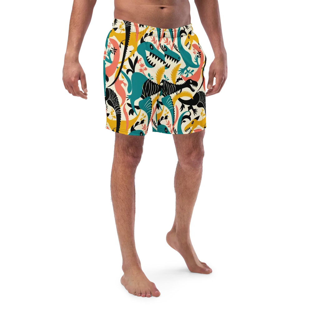 Tealfang Garden on Swim Trunks — Front