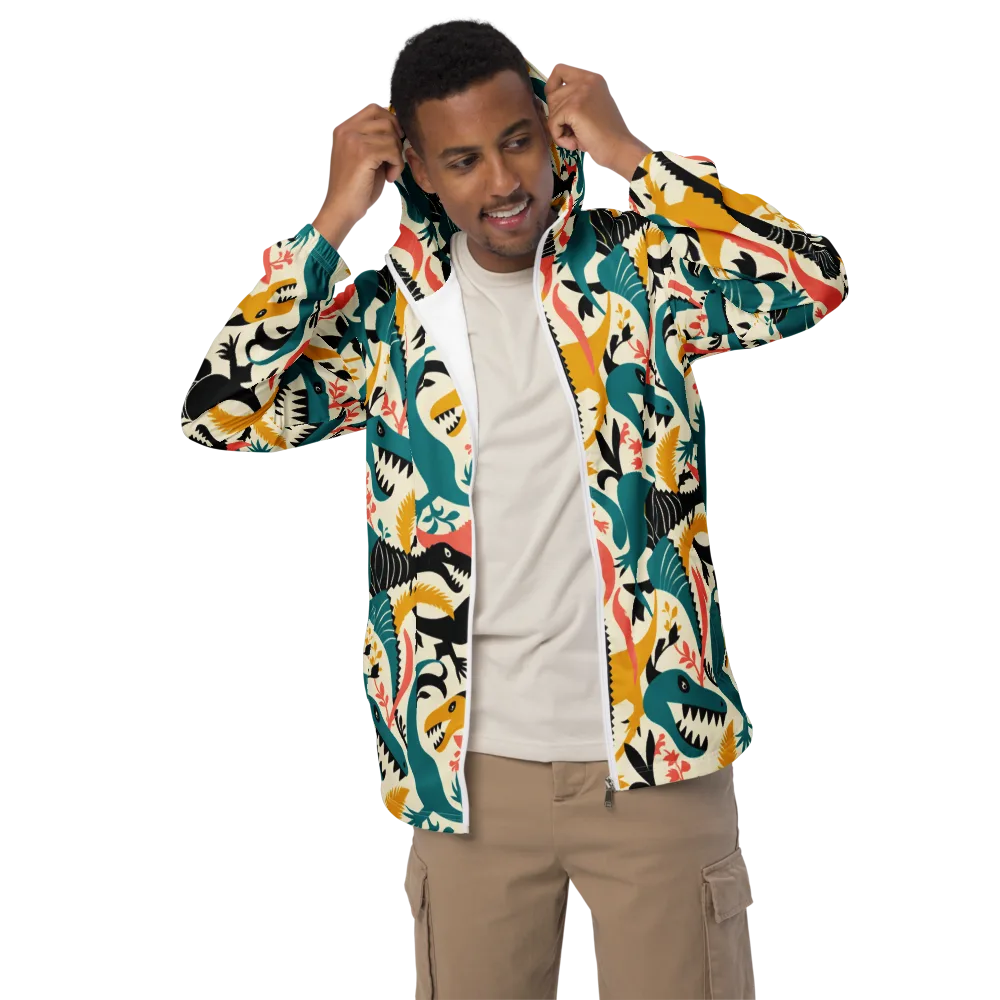 Tealfang Garden on Men's Windbreaker — Front