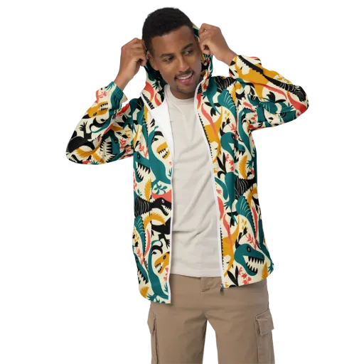Tealfang Garden on a Men's Windbreaker