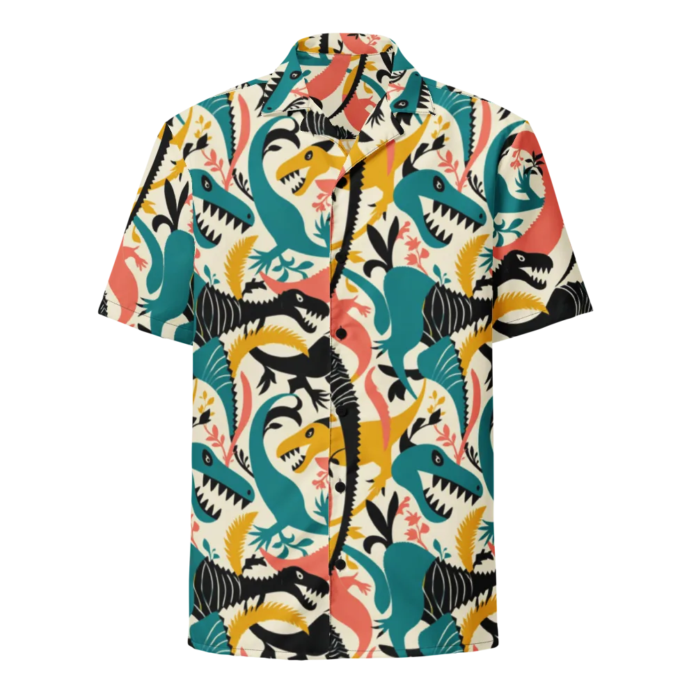 Tealfang Garden on Button Shirt — Front