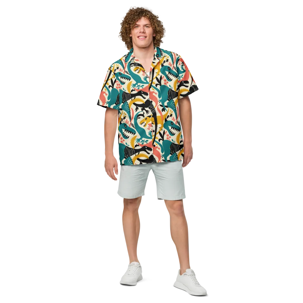 Tealfang Garden on Button Shirt — Front