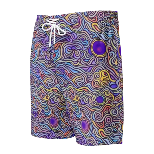 Chromatic Whirlpool on a Men's Board Shorts