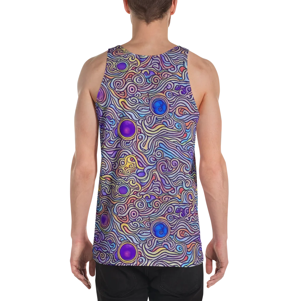 Chromatic Whirlpool on Men's Tank Top — Back