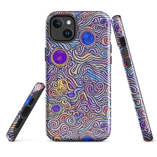 Chromatic Whirlpool on a MagSafe Tough Case for iPhone®