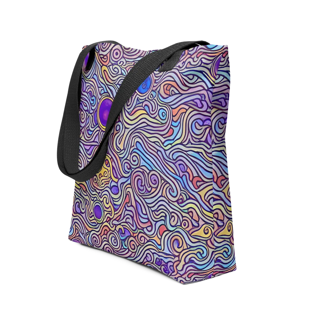 Chromatic Whirlpool on Tote Bag — Front