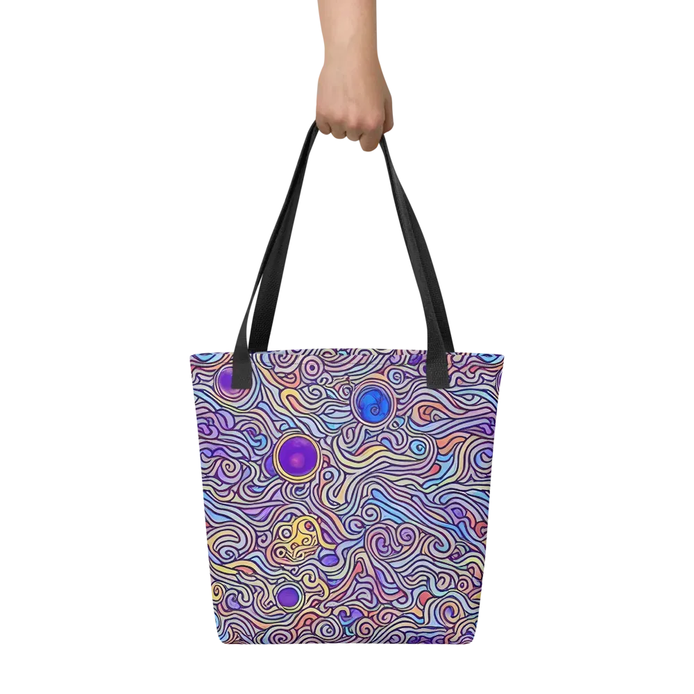 Chromatic Whirlpool on Tote Bag — Front