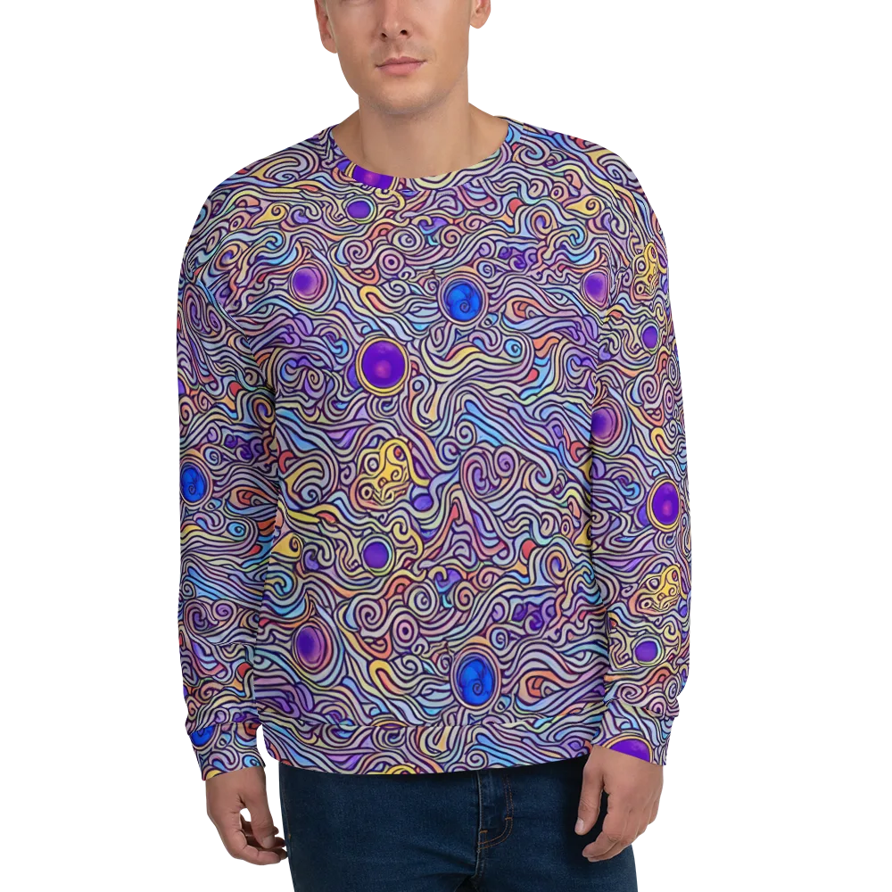 Chromatic Whirlpool on Sweatshirt — Front