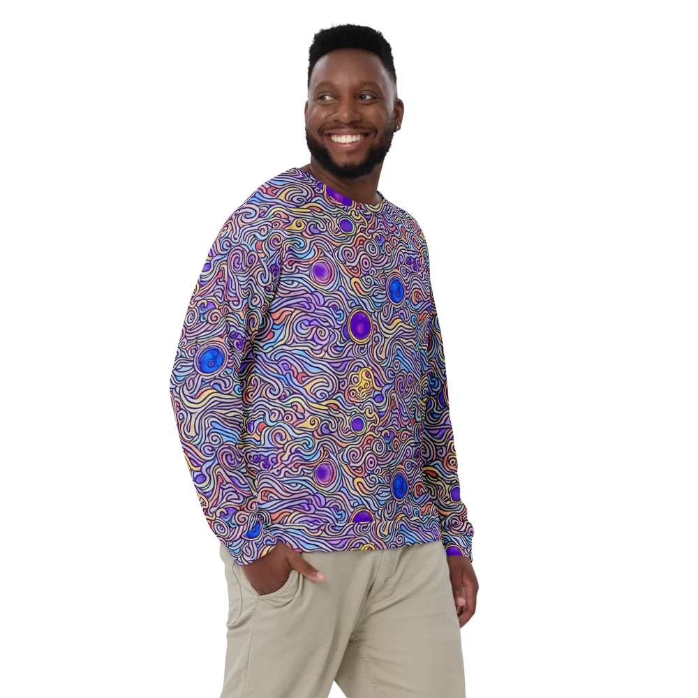 Chromatic Whirlpool on Sweatshirt — Front