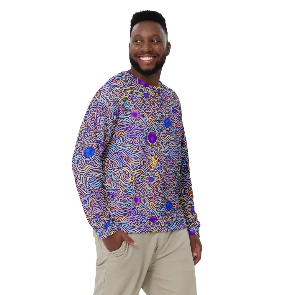 Chromatic Whirlpool on Sweatshirt — Front