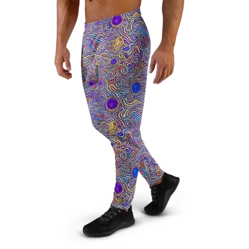 Chromatic Whirlpool on a Men's Joggers