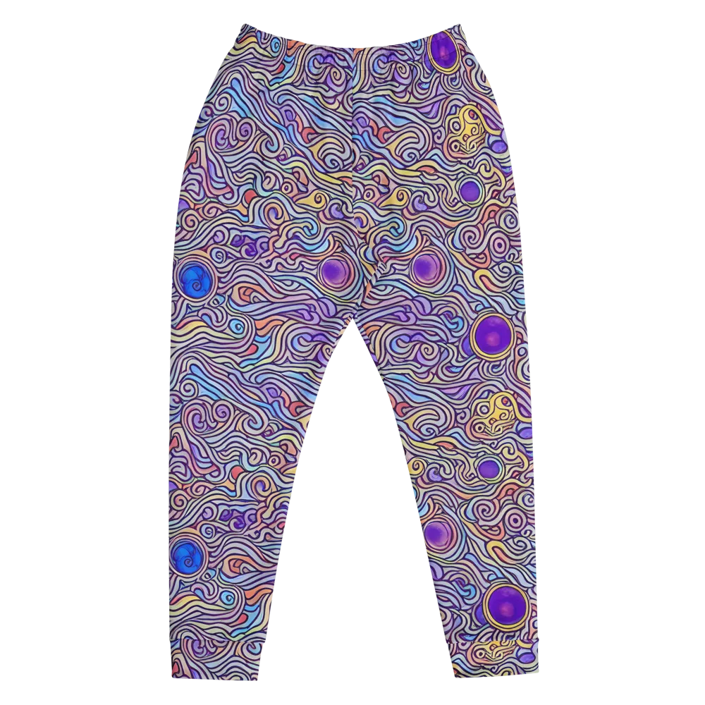 Chromatic Whirlpool on Men's Joggers — Front