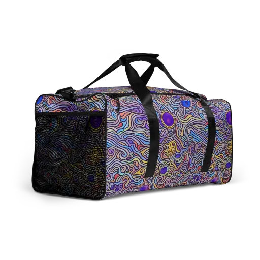 Chromatic Whirlpool on a Duffle Bag