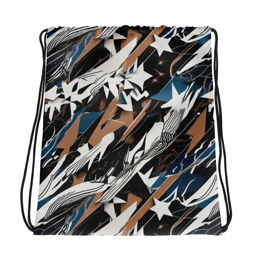 Midnight Origami on Drawstring Bag — Photo