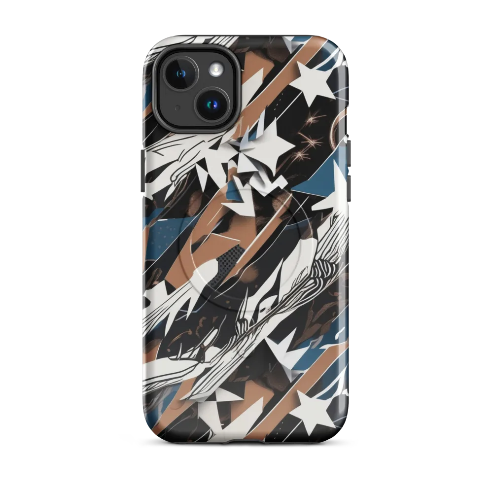 Midnight Origami on MagSafe Tough Case for iPhone® — Front