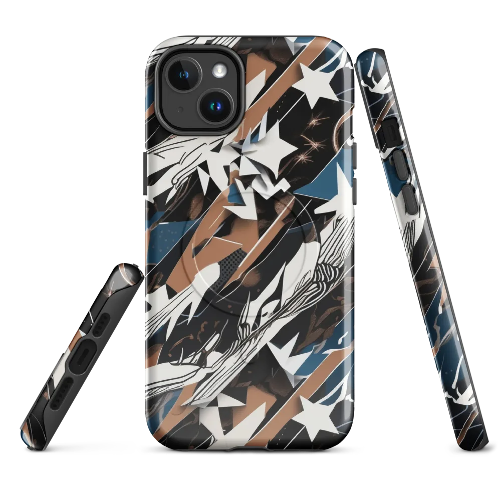 Midnight Origami on MagSafe Tough Case for iPhone® — Front