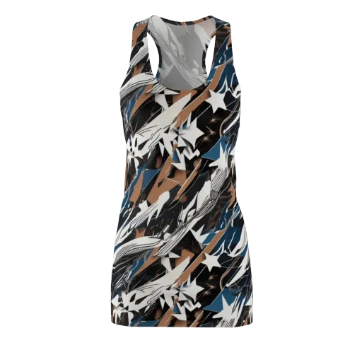 Midnight Origami on a Racerback Dress