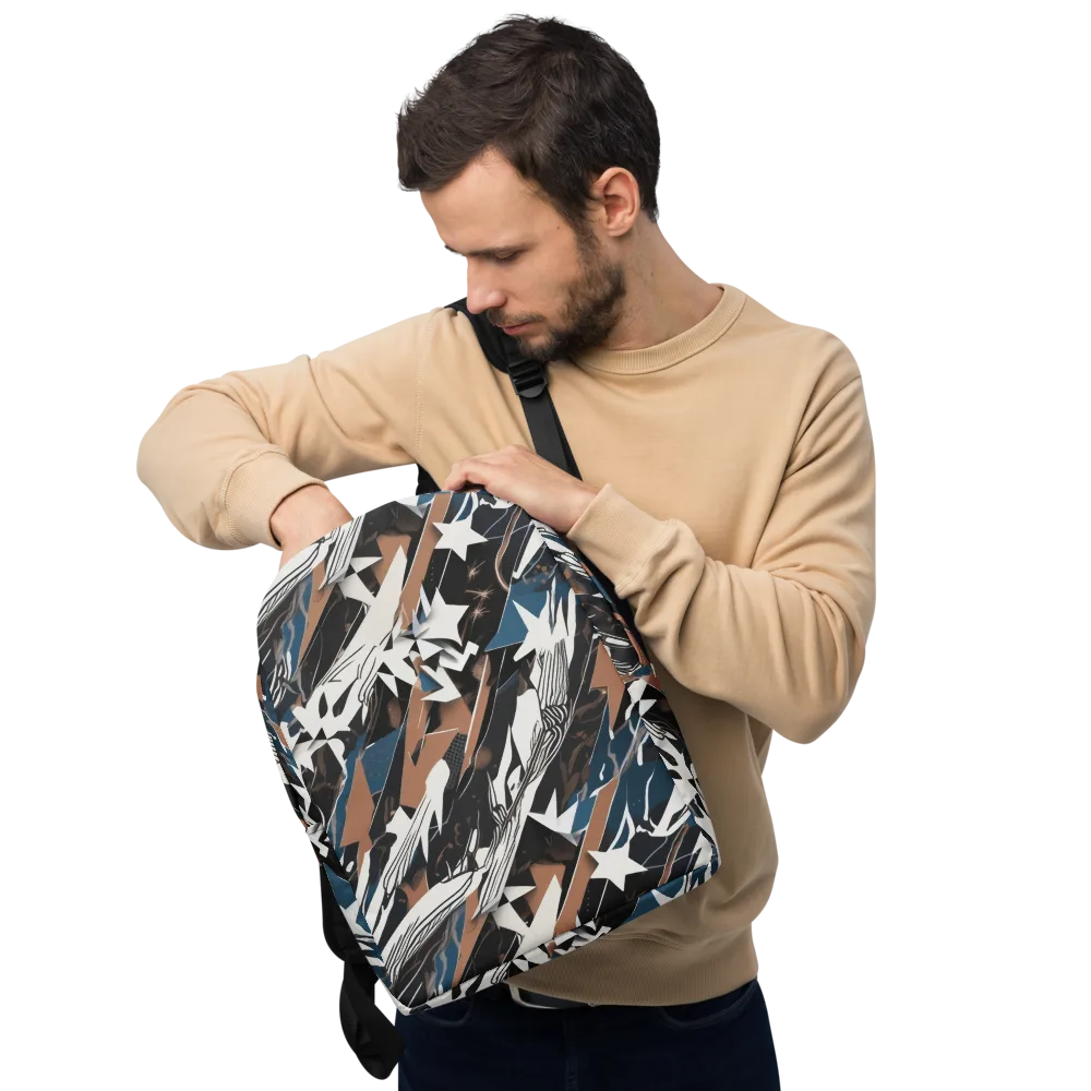 Midnight Origami on Minimalist Backpack — Front