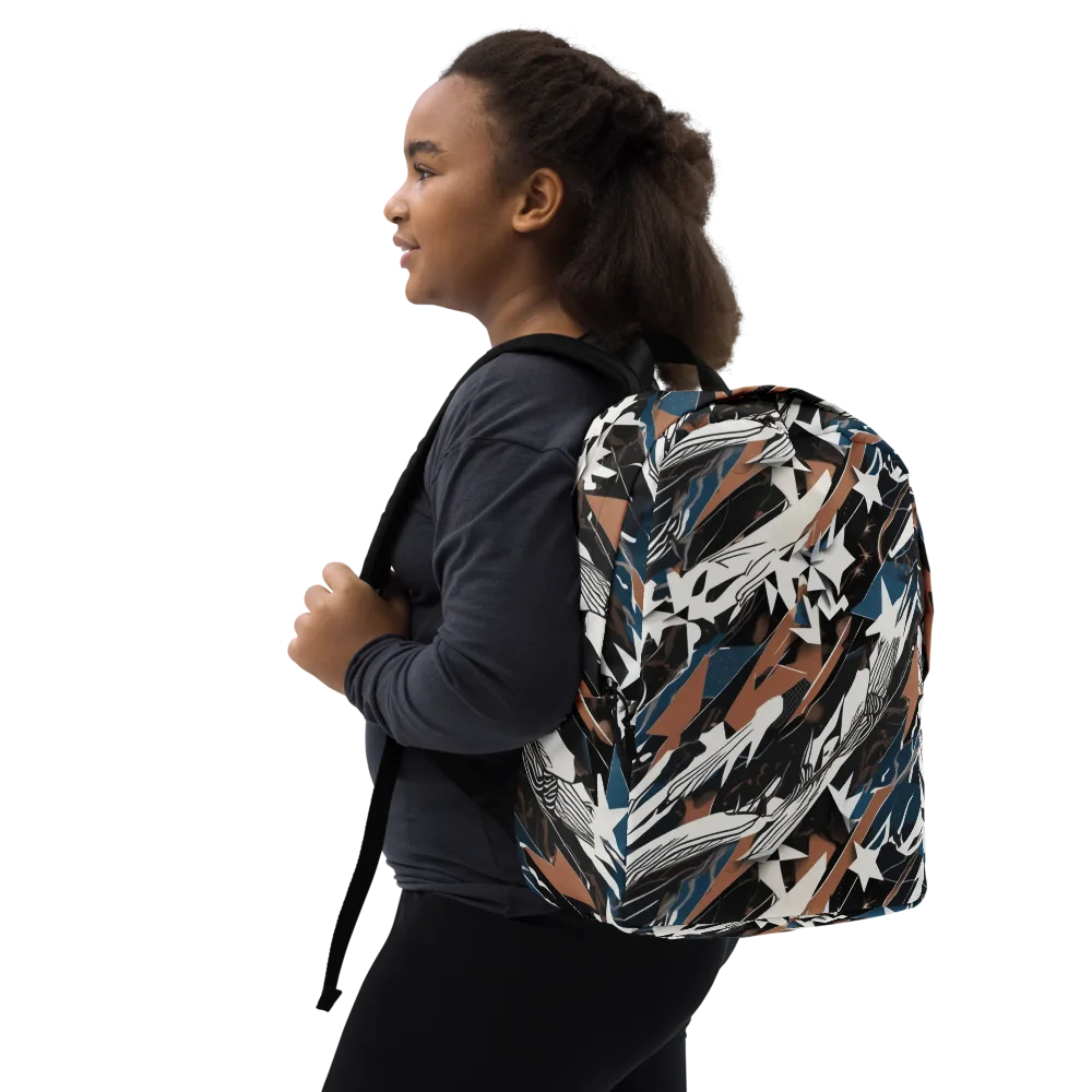 Midnight Origami on Minimalist Backpack — Right Front