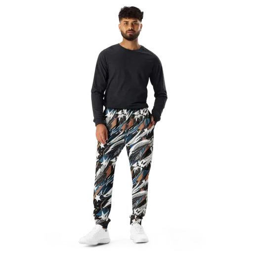 Midnight Origami on a Men's Joggers