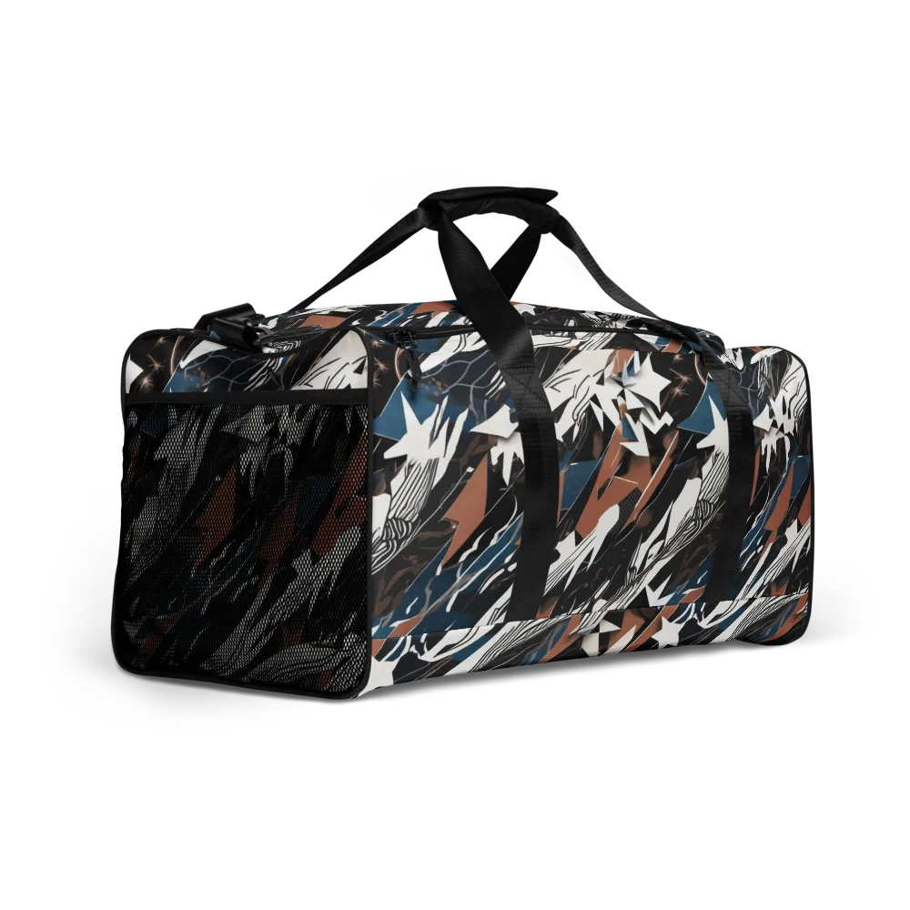 Midnight Origami on Duffle Bag — Right Front