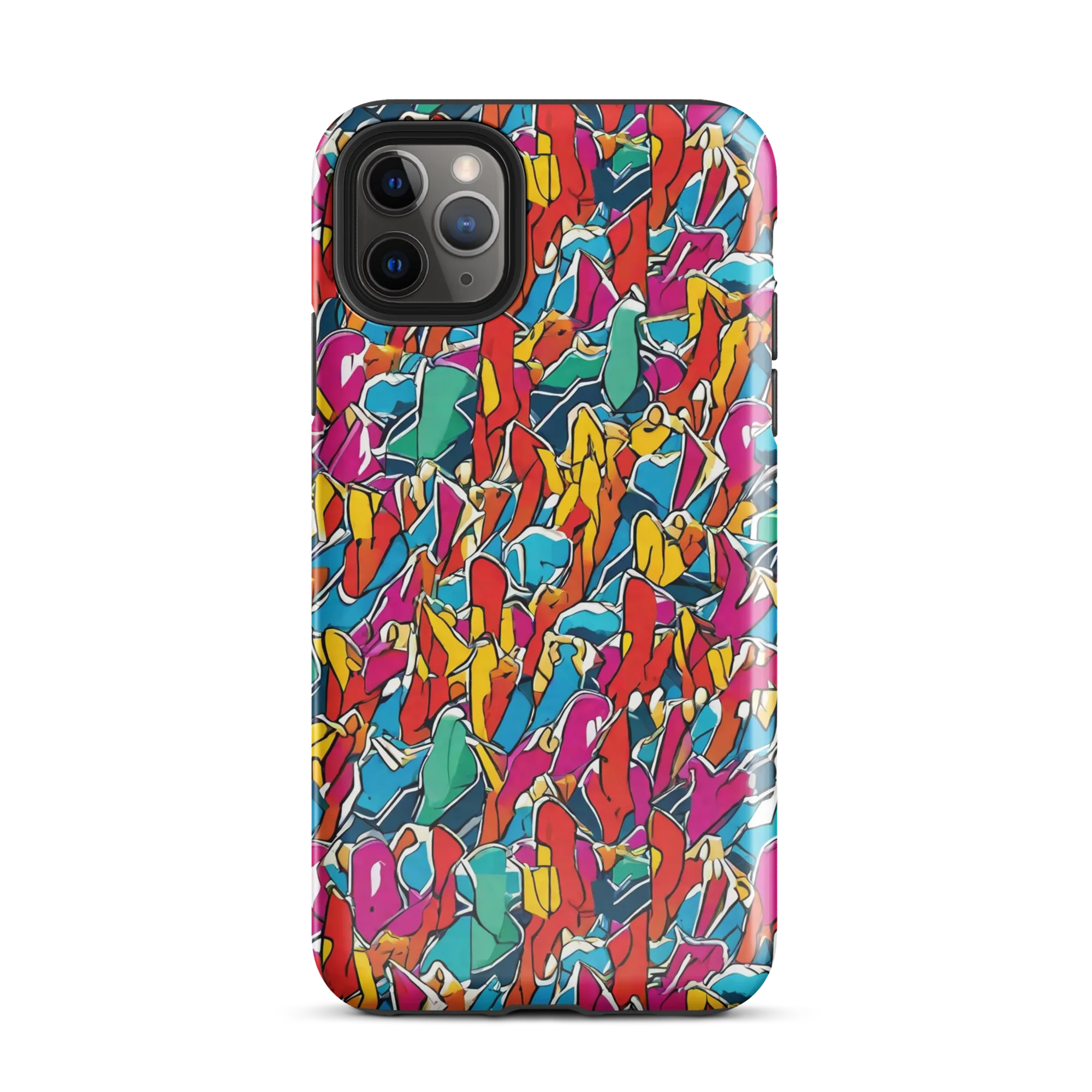 Neon Shardfield on Tough Case for iPhone® — Front