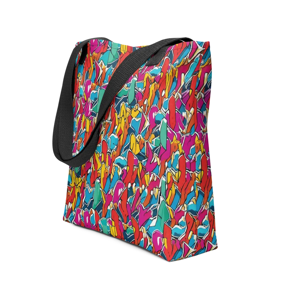 Neon Shardfield on Tote Bag — Front