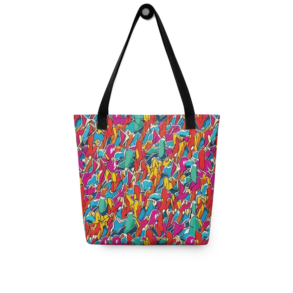 Neon Shardfield on Tote Bag — Front