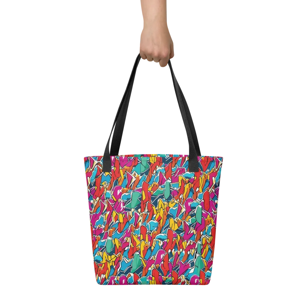 Neon Shardfield on Tote Bag — Front