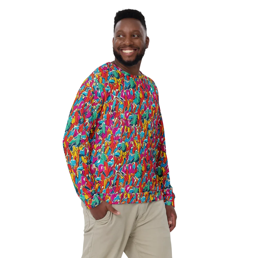 Neon Shardfield on Sweatshirt — Front