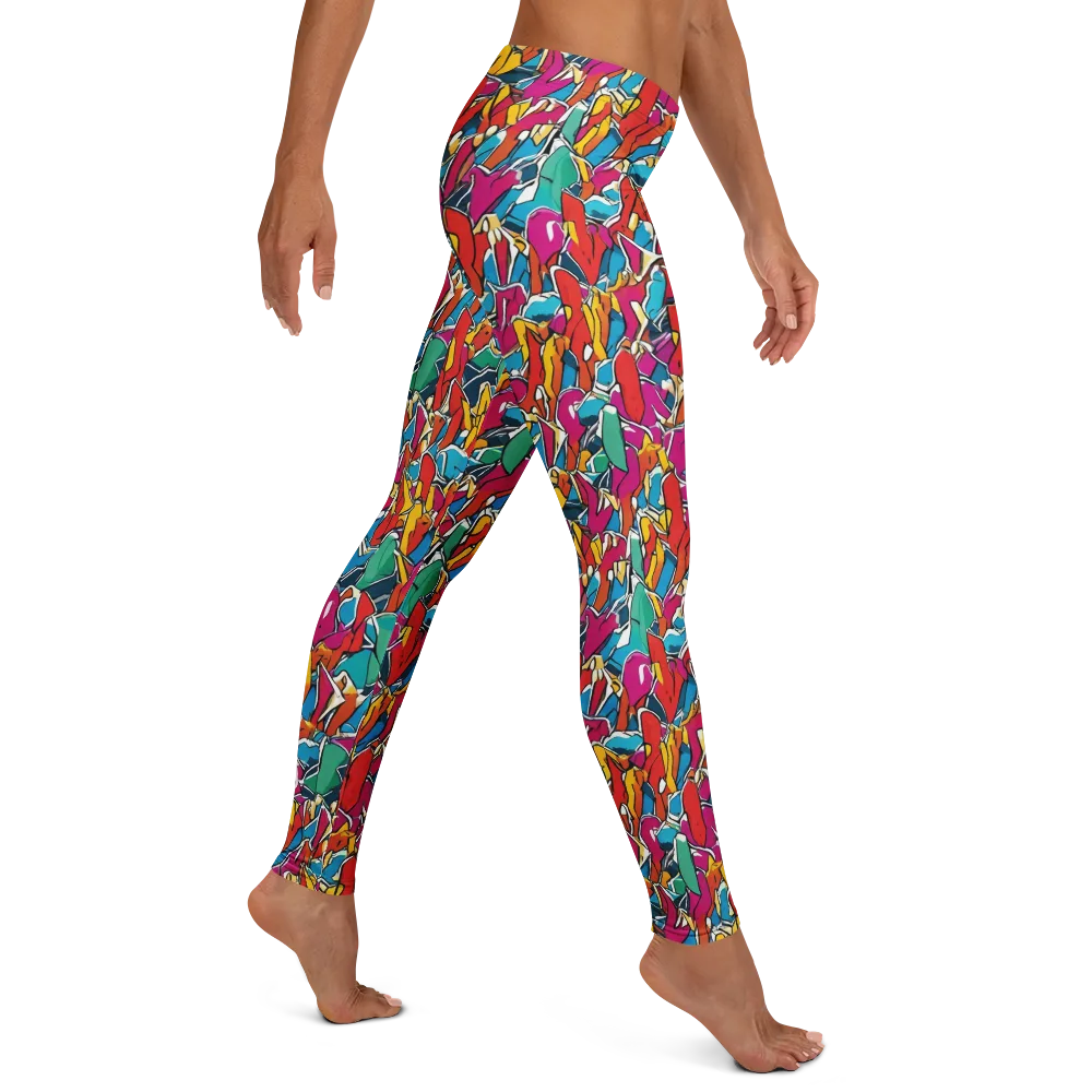 Neon Shardfield on Leggings — Right