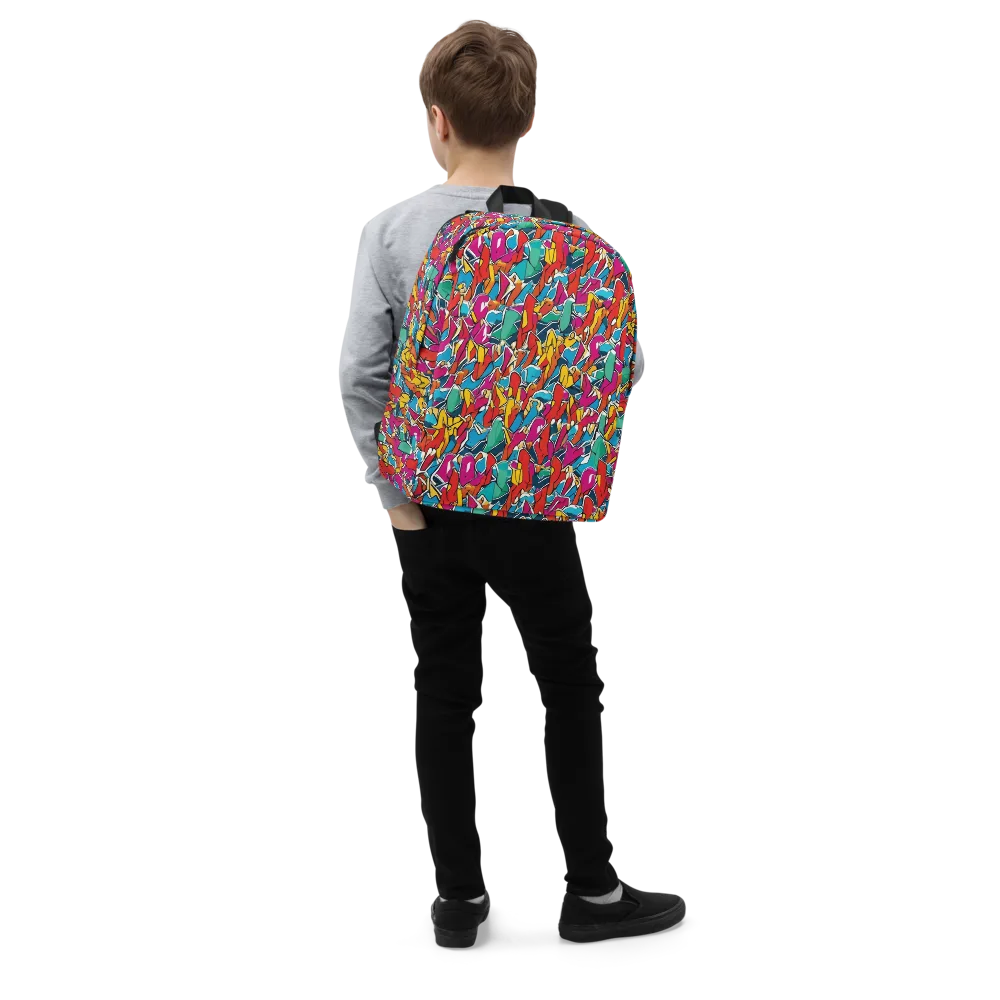 Neon Shardfield on Minimalist Backpack — Right Front