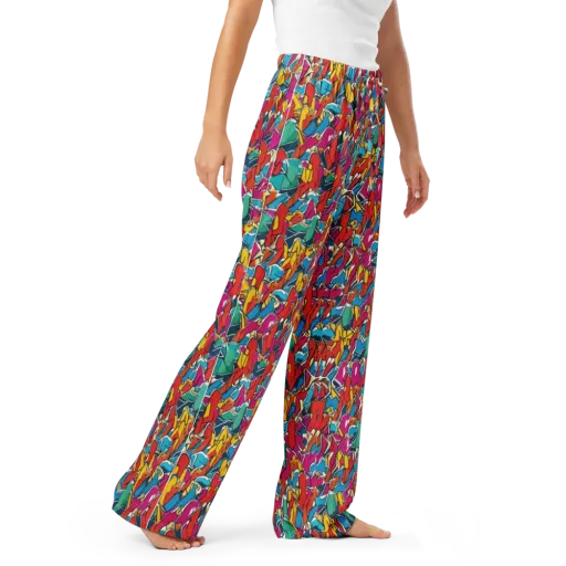 Neon Shardfield on a Women's Pajama Pants