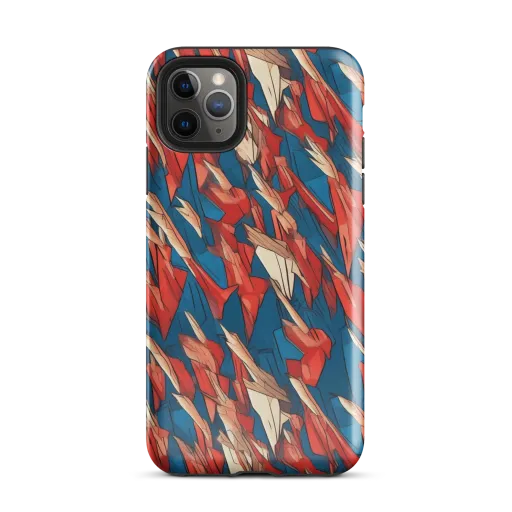 Cobalt Plume on a Tough Case for iPhone®