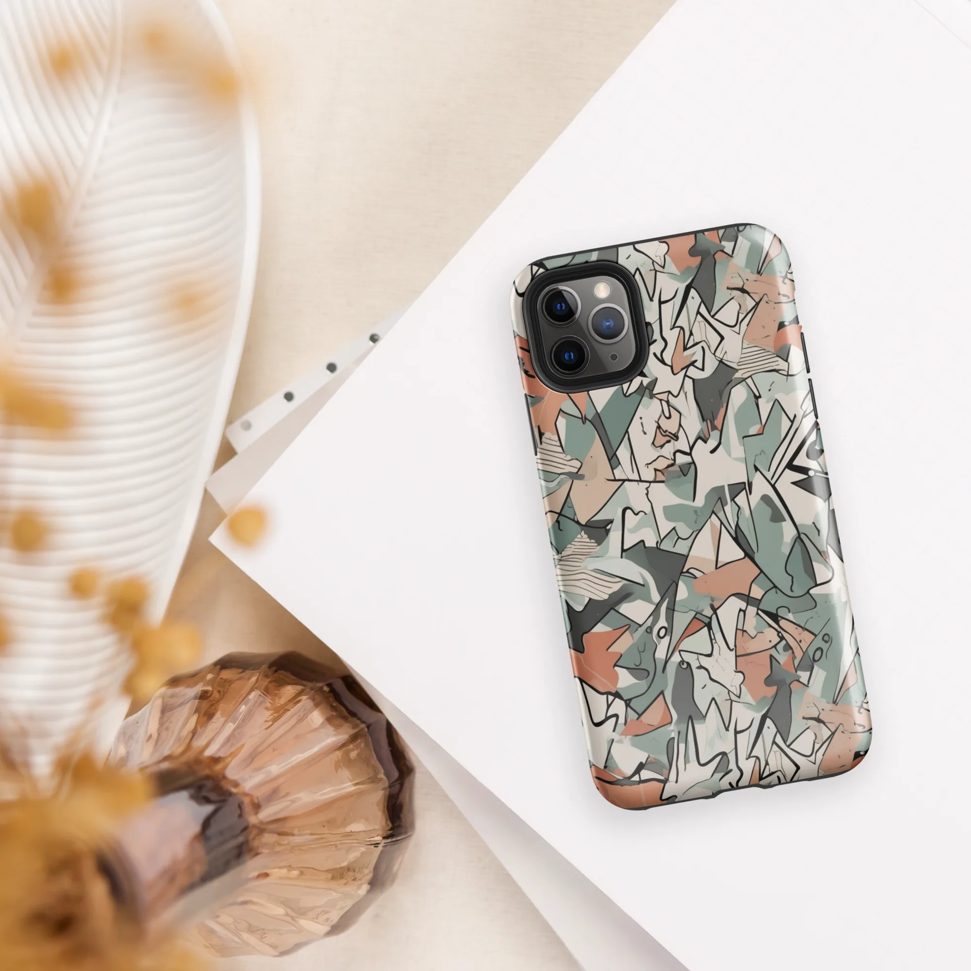 Sage Shatter on Tough Case for iPhone® — Front
