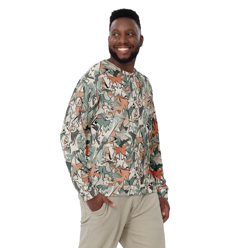 Sage Shatter on Sweatshirt — Front