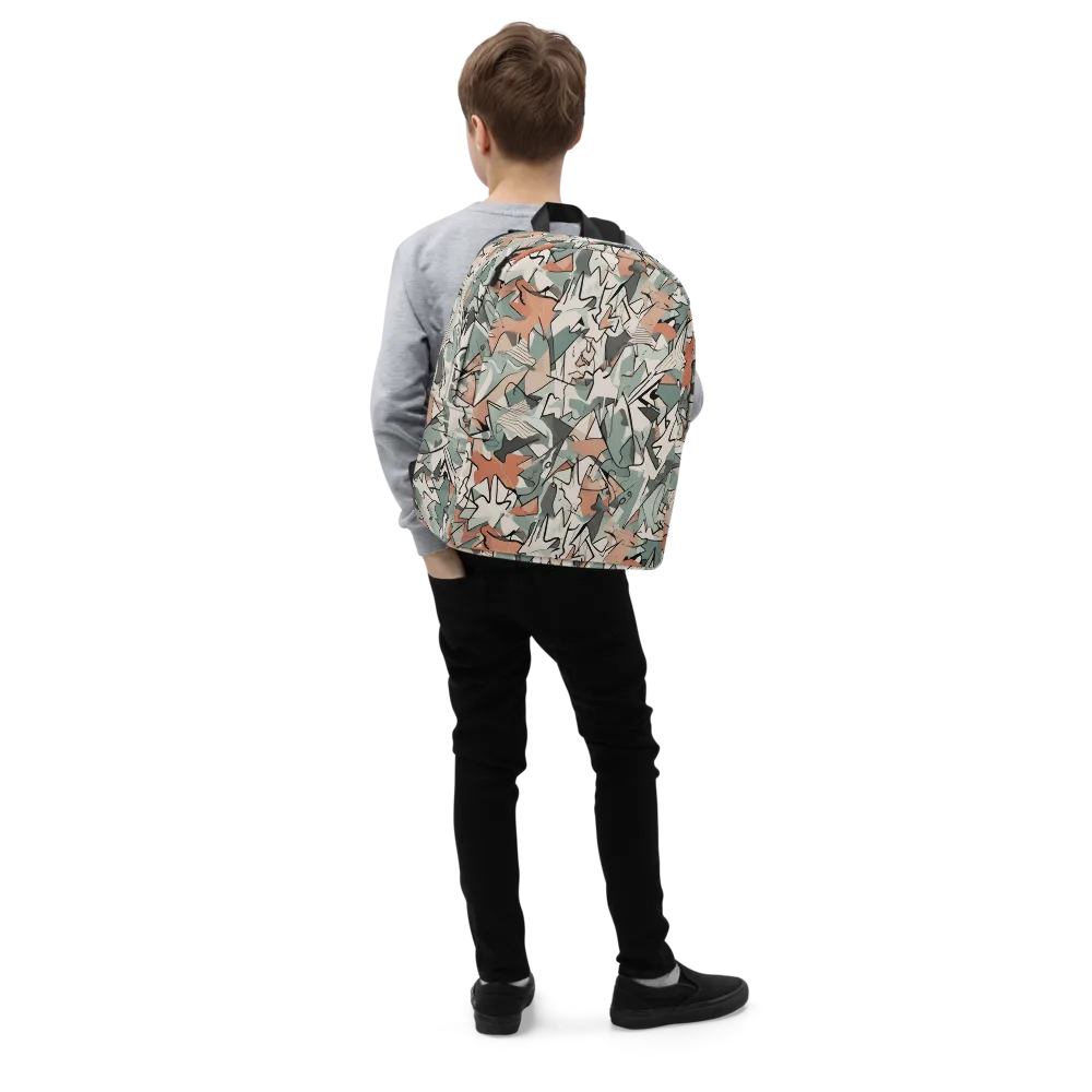 Sage Shatter on Minimalist Backpack — Right Front