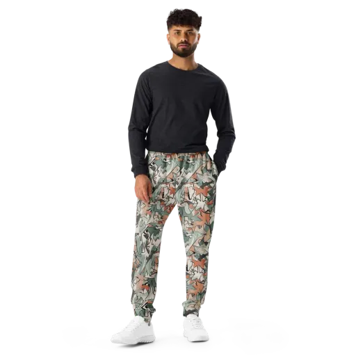 Sage Shatter on a Men's Joggers
