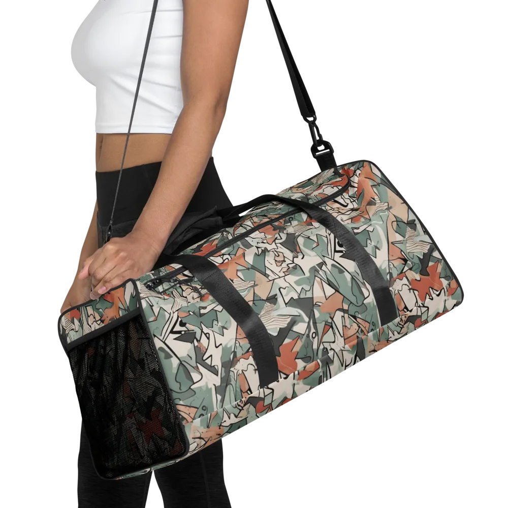 Sage Shatter on Duffle Bag — Front