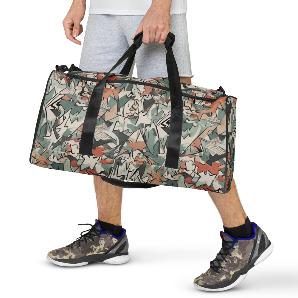 Sage Shatter on Duffle Bag — Front