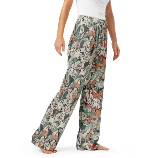Sage Shatter on a Women's Pajama Pants