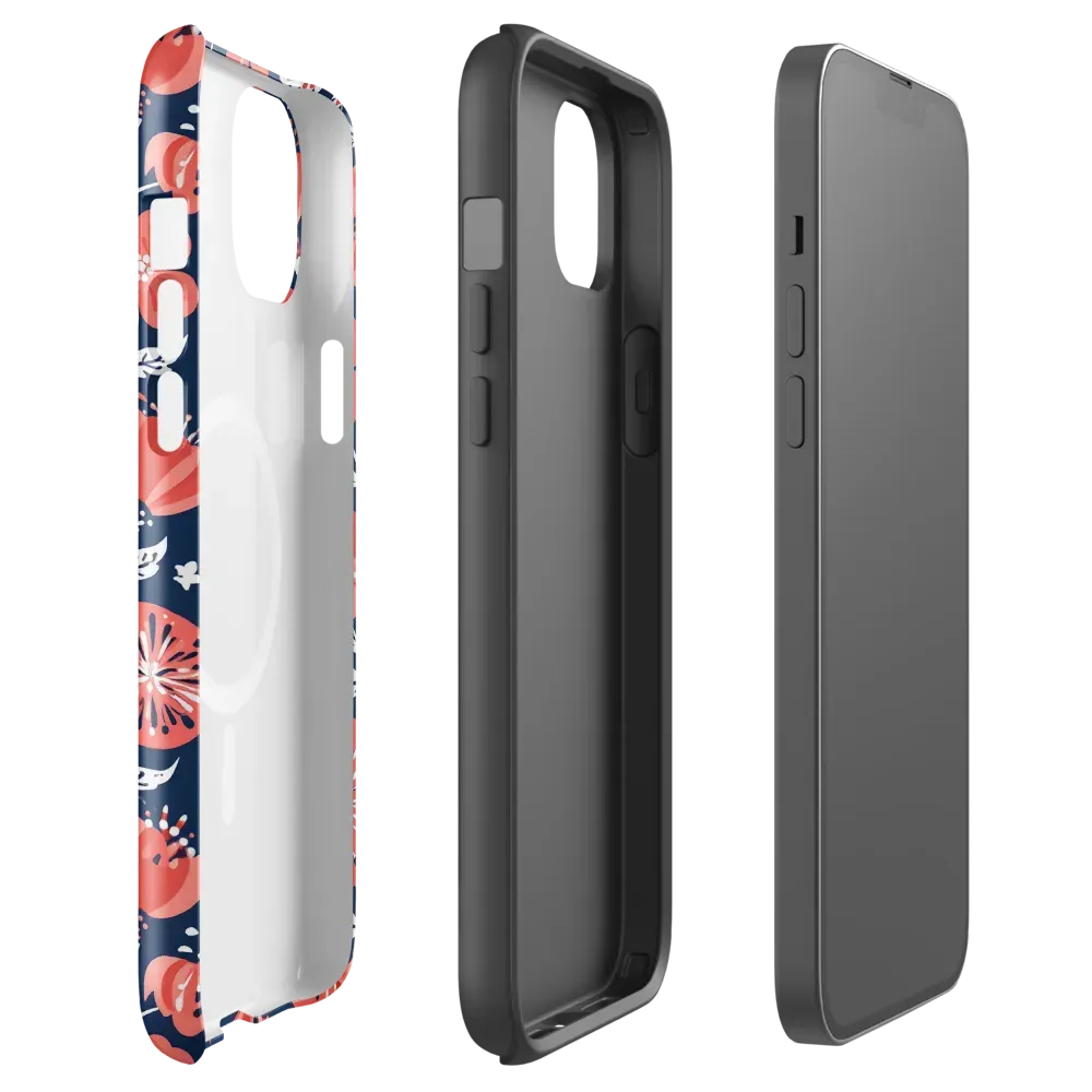 Midnight Bloom on MagSafe Tough Case for iPhone® — Front