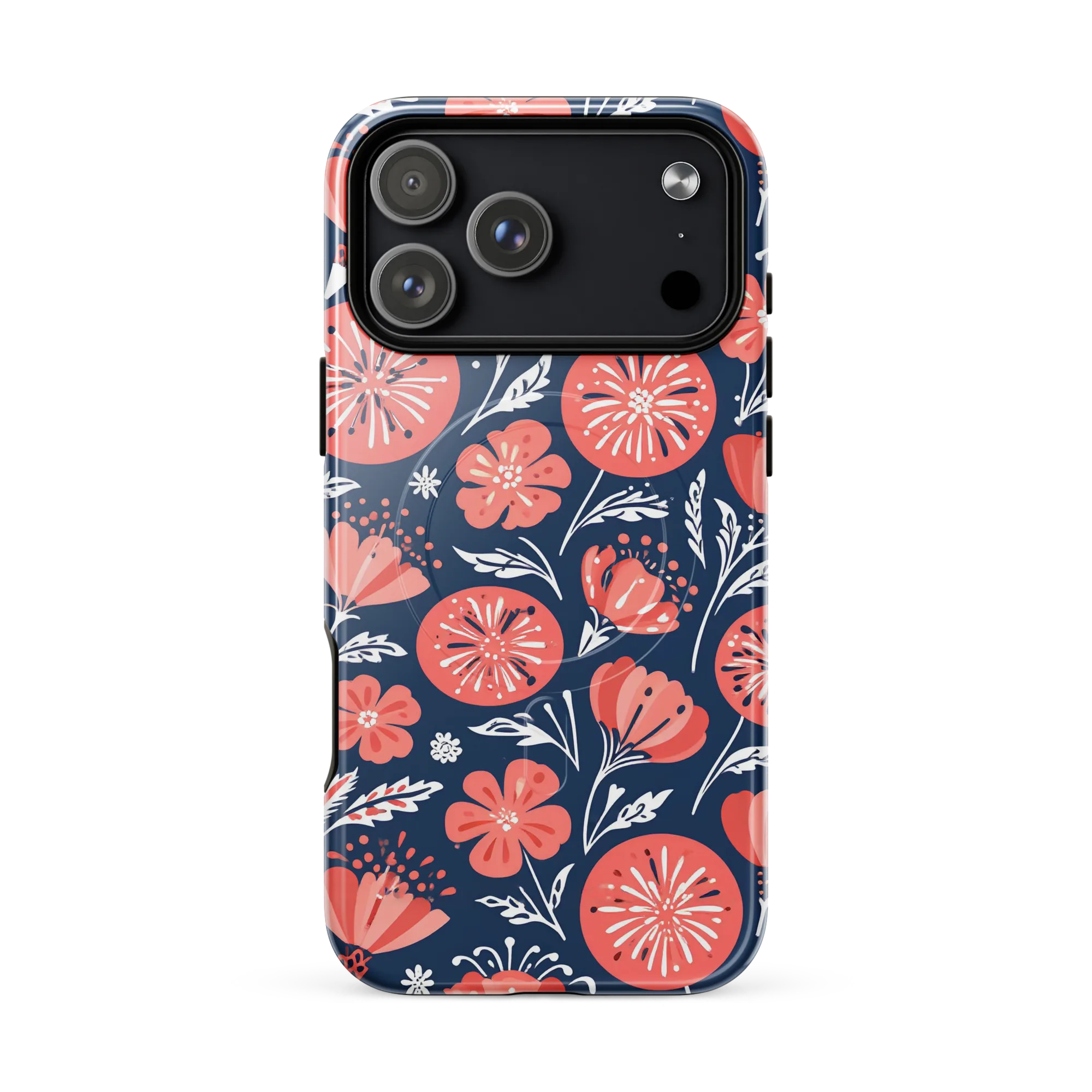 Midnight Bloom on MagSafe Tough Case for iPhone® — Front