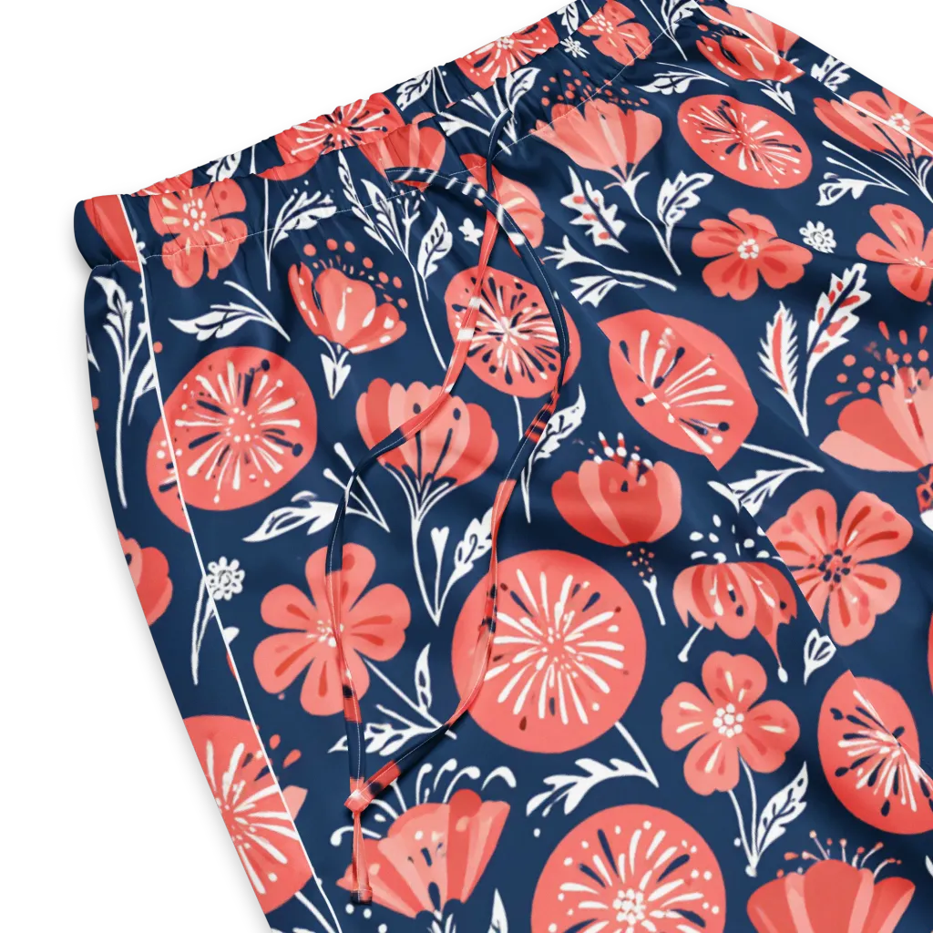 Midnight Bloom on Women's Pajama Pants — Product details