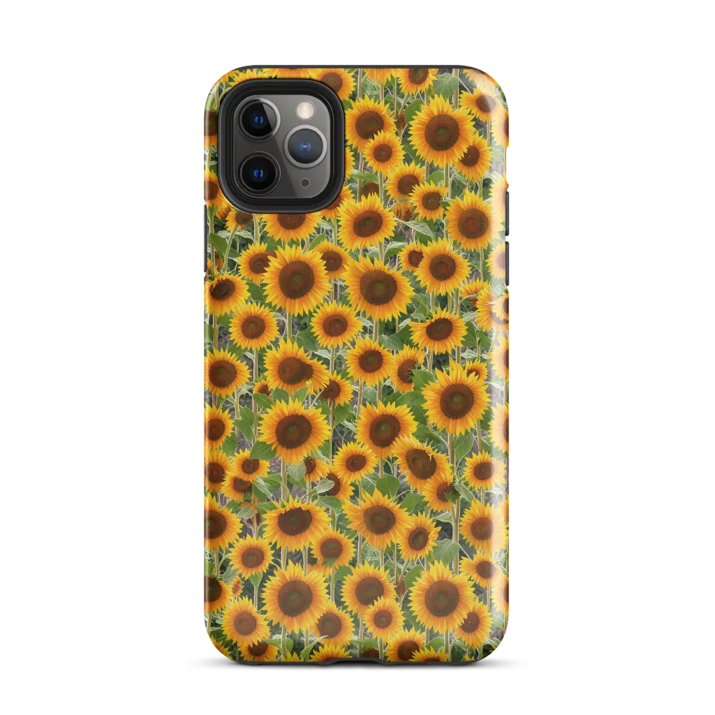 Golden Bloom on Tough Case for iPhone® — Front