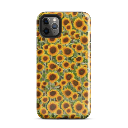 Golden Bloom on a Tough Case for iPhone®