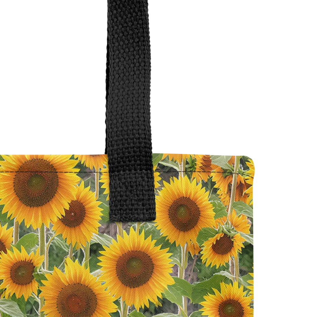 Golden Bloom on Tote Bag — Product details