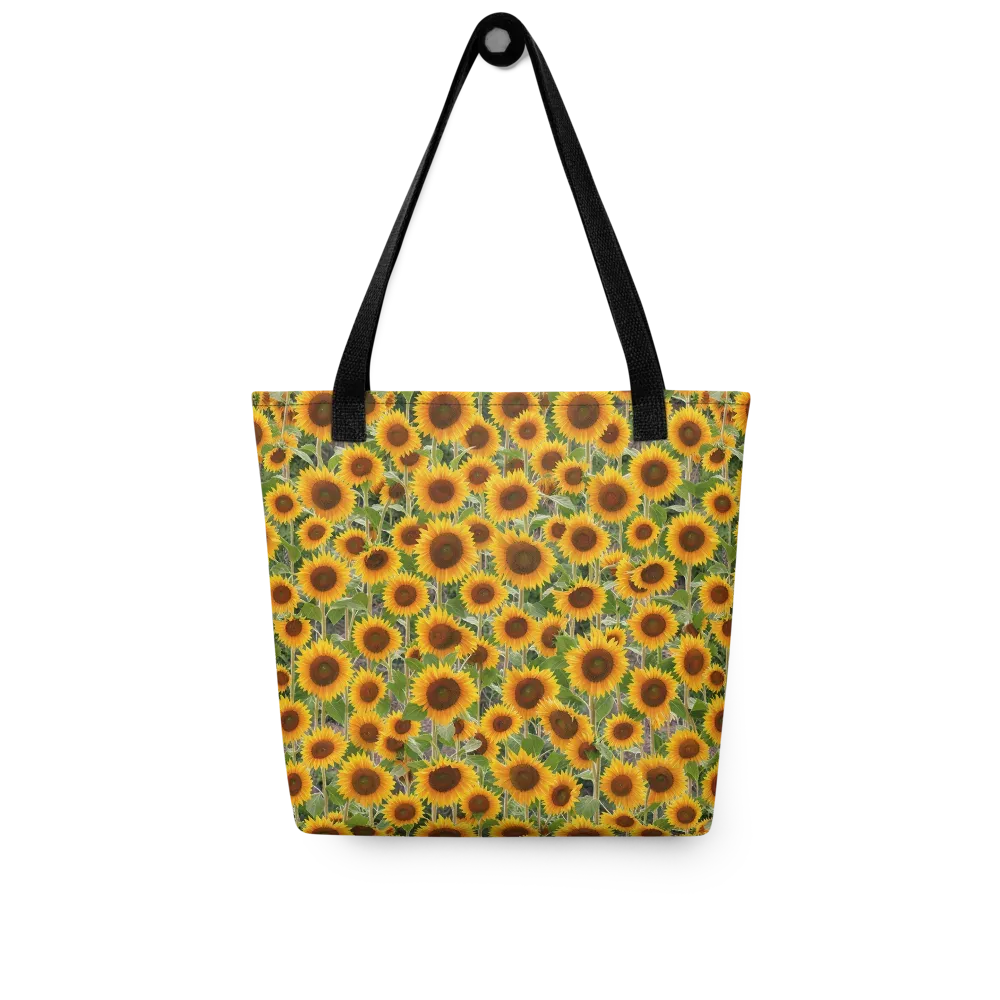 Golden Bloom on Tote Bag — Front